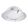 Eglo 78748 - Lámpara LED empotrable regulable PINEDA LED/12W/230V cromo