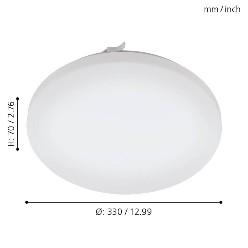 Eglo 79523 - Plafón LED de baño TUSCOLA LED/14,6W/230V IP44