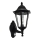 Eglo 79556 - Lámpara de exterior con sensor SANTA LUCIA 1xE27/60W/230V IP44 negro