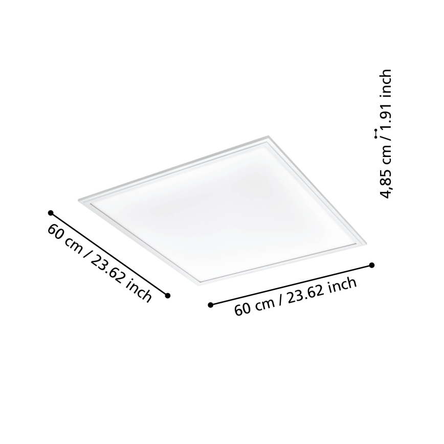 Eglo - Plafón LED regulable LED/33W/230V 2700-6500K blanco ZigBee