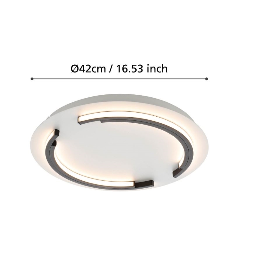 Eglo - Plafón LED regulable LED/25W/230V 3000K diámetro 42 cm