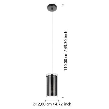 Eglo - Lámpara colgante 1xE27/10W/230V
