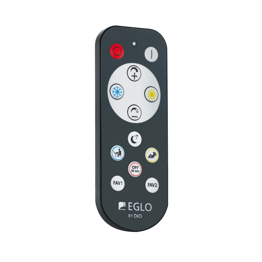 Eglo - Plafón LED regulable LED/15W/230V dorado + mando a distancia