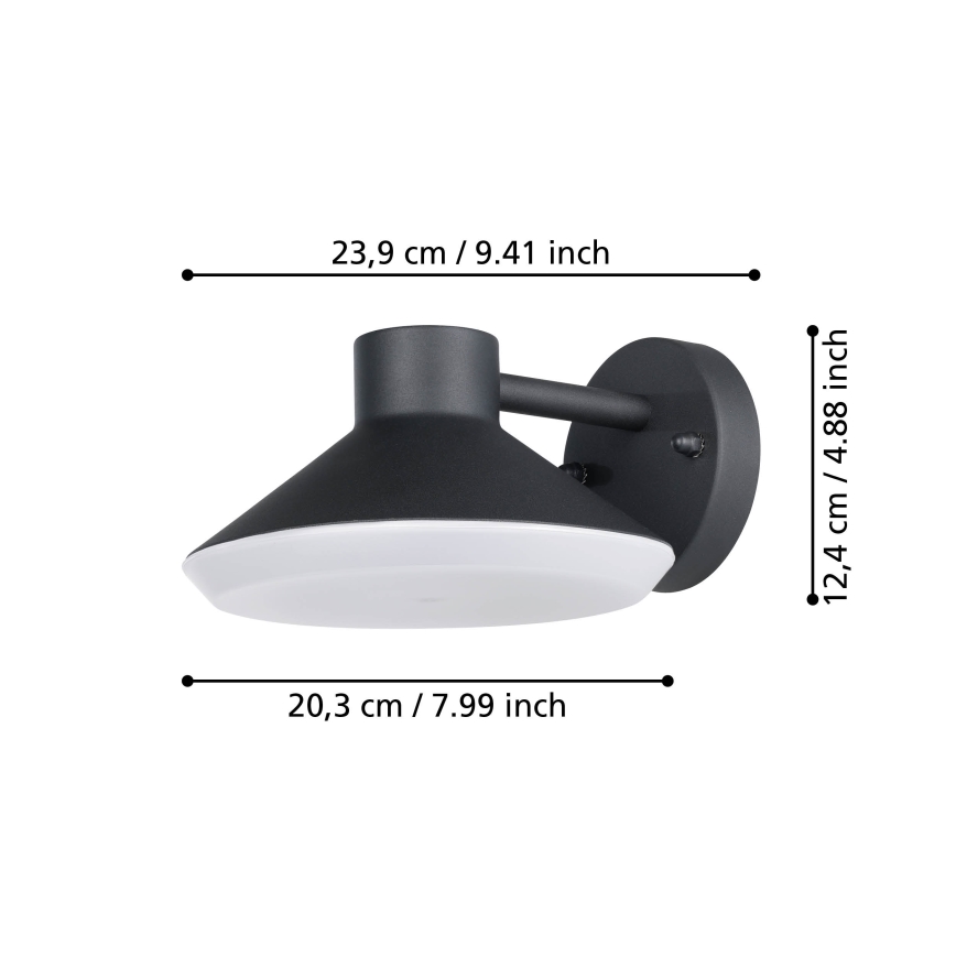 Eglo - Aplique LED para exterior 1xGU10/4,6W/230V IP44