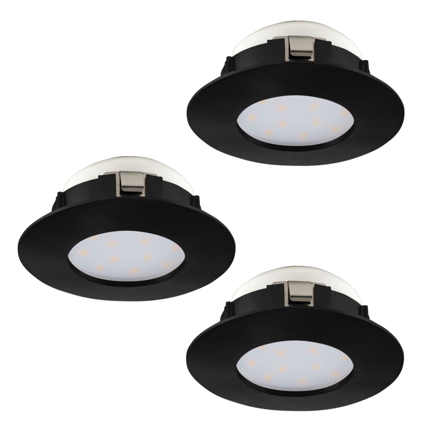 Eglo - ET 3x Lámpara empotrada LED para baños PINEDA LED/4,9W/230V IP44