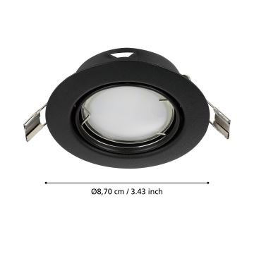 Eglo - SET 3x Lámpara empotrada LED PENETO 1xGU10/4,6W/230V