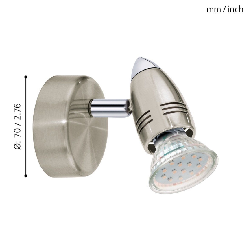 Eglo - Foco LED 1xGU10-LED/3W/230V