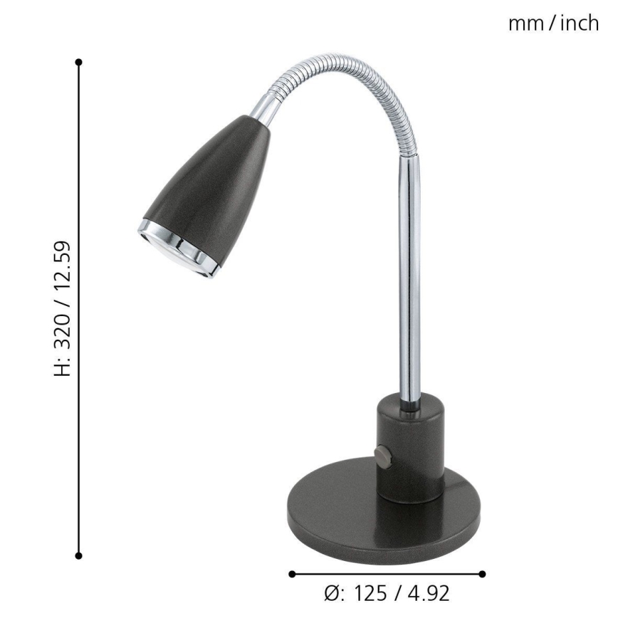 Eglo - Lámpara LED de mesa 1xGU10/3W/230V