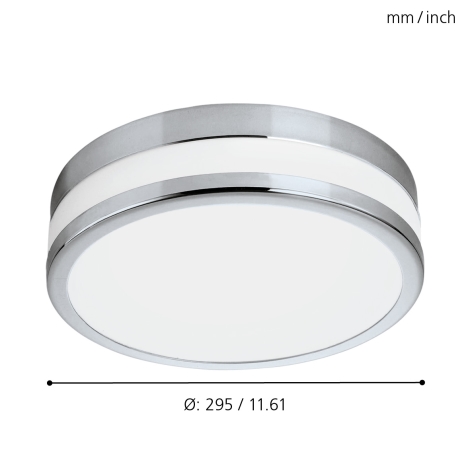 Eglo - Iluminación LED para el baño LED 1xLED/24W/230V IP44