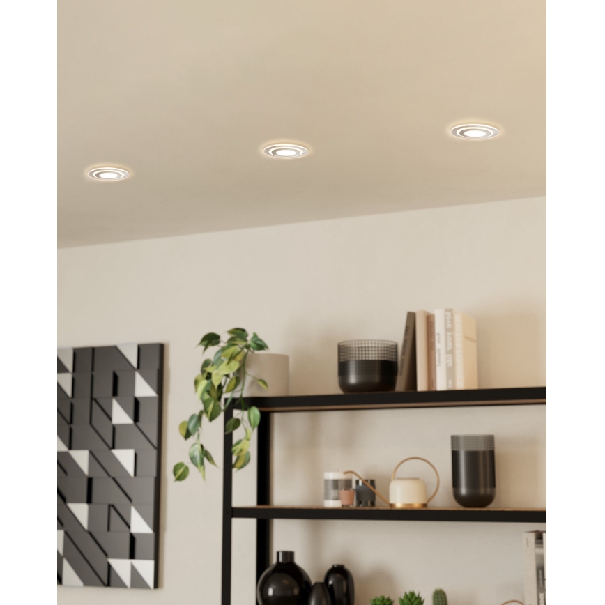 Eglo - Iluminación LED empotrada de techo 1xLED/12W/230V