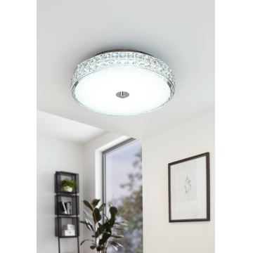 Eglo 96005 - Plafón LED cristal CARDILLIO 1xLED/23.5W/230V