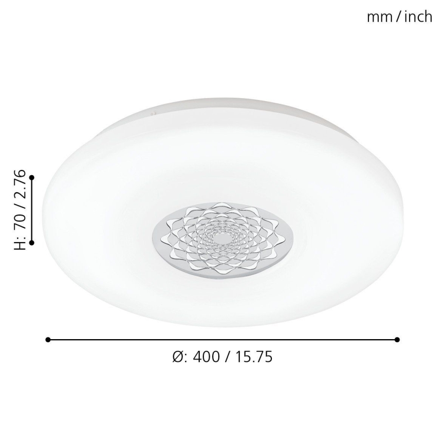 Eglo - Plafón LED LED/24W/230V