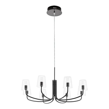 Eglo 96514 - Lámpara colgante LED regulable NOVENTA 1 8xLED/3,3W/230V negro