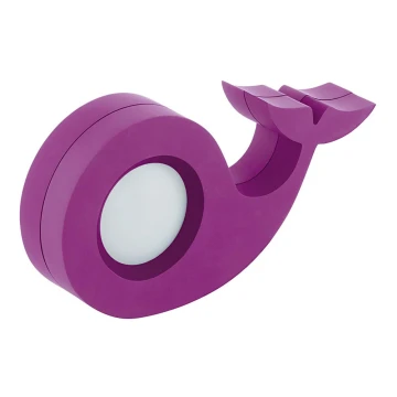 Eglo 96859 - LED Lámpara de mesa infantil WALINA LED/5,4W/230V morado