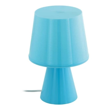 Eglo 96909 - Lámpara de mesa MONTALBO 1xE14/40W/230V azul