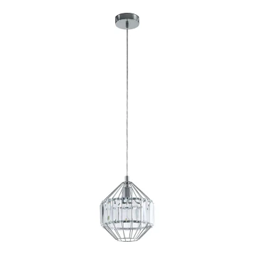 Eglo 96988 - Lámpara colgante cristal PEDROLA 1xE27/60W/230V