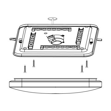 Eglo - Plafón LED LED/17,3W/230V