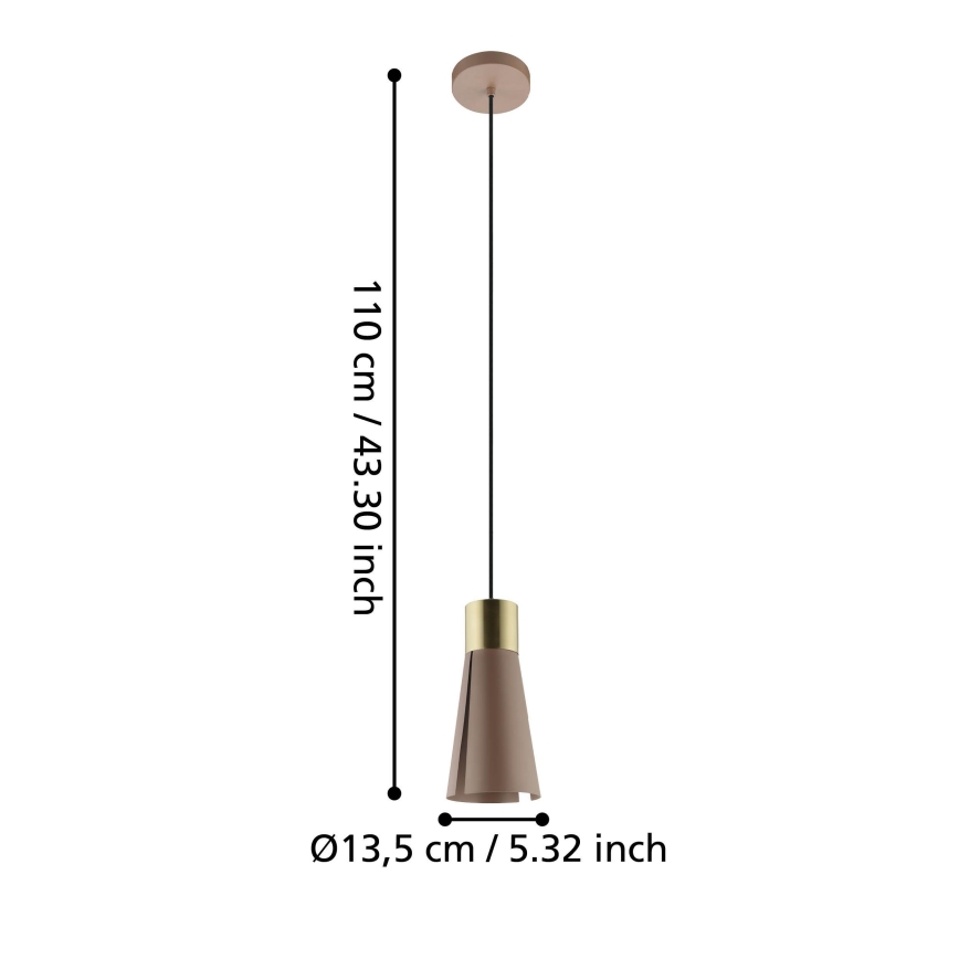 Eglo - Lámpara colgante LED 1xGU10/4,5W/230V