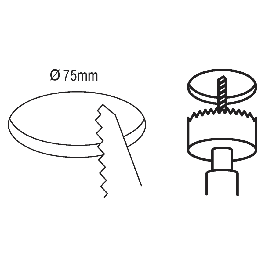 Eglo - Lámpara empotrada LED LED/2,7W/230V