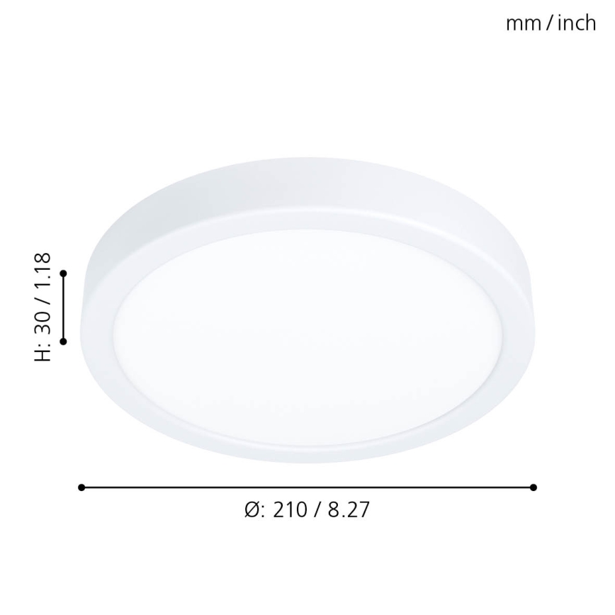 Eglo - Plafón LED LED/16,5W/230V