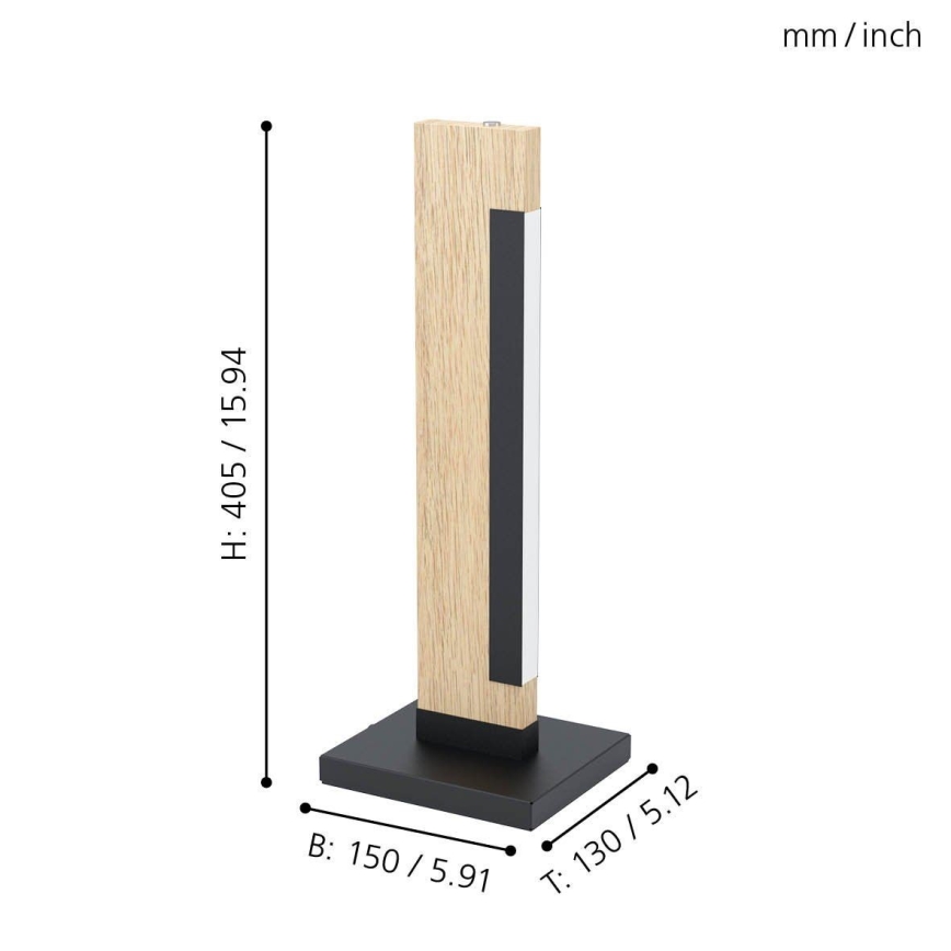 Eglo - Lámpara de mesa LED regulable LED/6,5W/230V