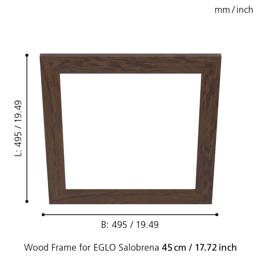 Eglo - Marco para lámpara 495x495 mm