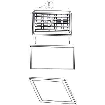 Eglo - Plafón LED LED/32W/230V 645x645 mm