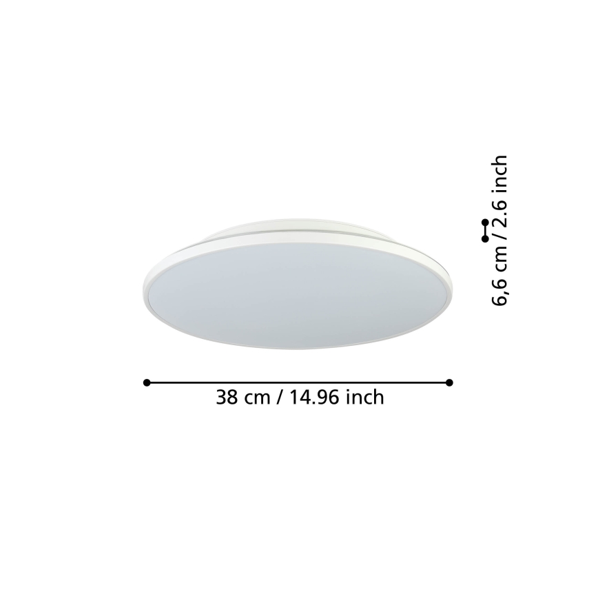 Eglo - Plafón LED LED/21W/230V diá. 38 cm