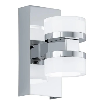 Eglo - Aplique de baño LED regulable 2xLED/7,2W/ IP44