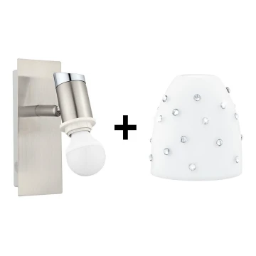 Eglo - Foco LED de pared MY CHOICE 1xE14/4W/230V cromo/blanco