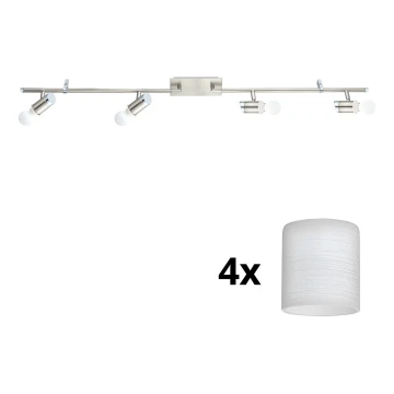 Eglo - Foco LED MY CHOICE 4xE14/4W/230V cromo/blanco