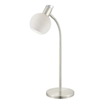 Eglo - Lámpara de mesa LED MY CHOICE 1xE14/4W/230V cromo/blanco