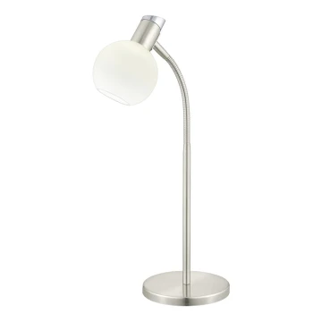 Eglo - Lámpara de mesa LED MY CHOICE 1xE14/4W/230V cromo/blanco
