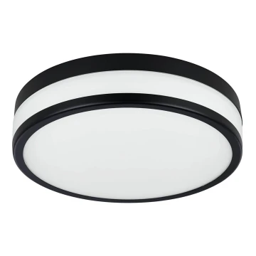 Eglo - Plafón LED de baño LED/17,1W/230V IP44 negro