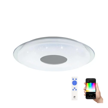 Eglo - Plafón LED RGB regulable LANCIANO-C LED/38W/230V + CR