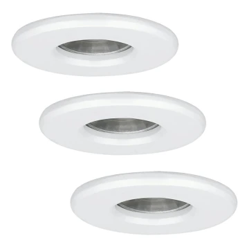 Eglo - SET 3x lámpara LED de baño IGOA 1xGU10/3,3W/230V IP44