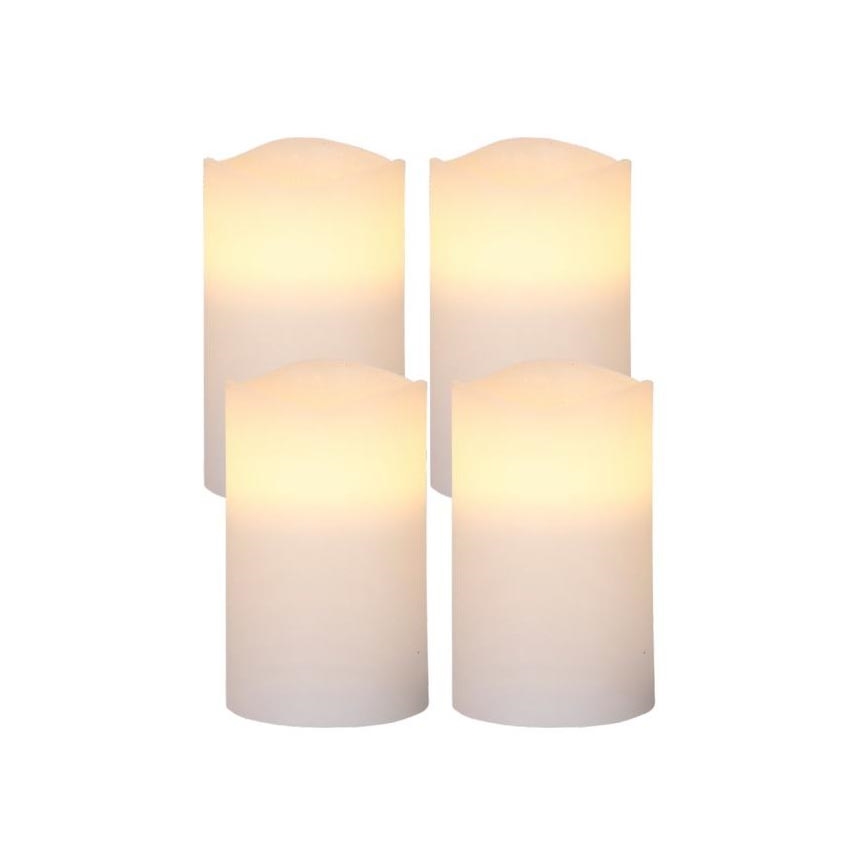 Eglo - SET 4x Decoración navideña LED 1xLED/0,066W/3xAAA blanco