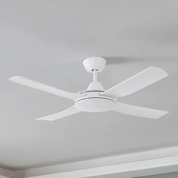 Eglo - Ventilador de techo 52W/230V + CR blanco