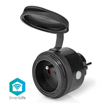 Enchufe inteligente Smartlife 3680W/230V Tipo E/16A Wi-Fi IP44 negro