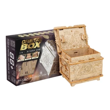 EscapeWelt - 3D puzzle mecánico de madera Caja orbital