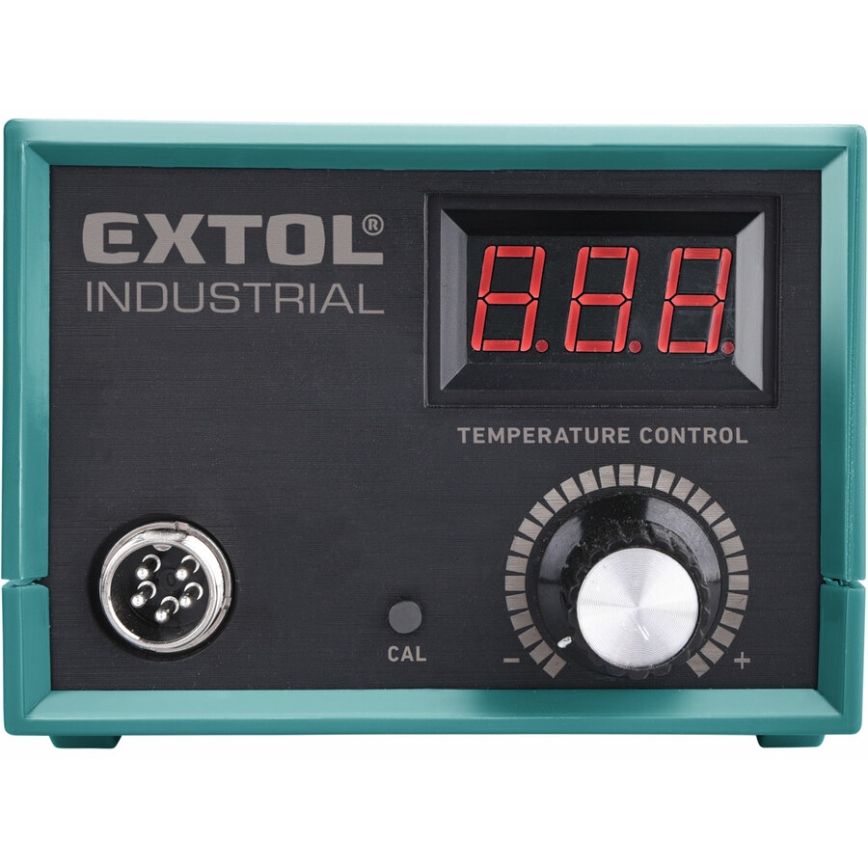 Extol - Estación de soldadura con pantalla LCD, control de temperatura y calibración