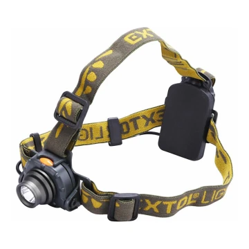 Extol - Linterna LED con sensor LED/3W/3xAAA amarillo/gris