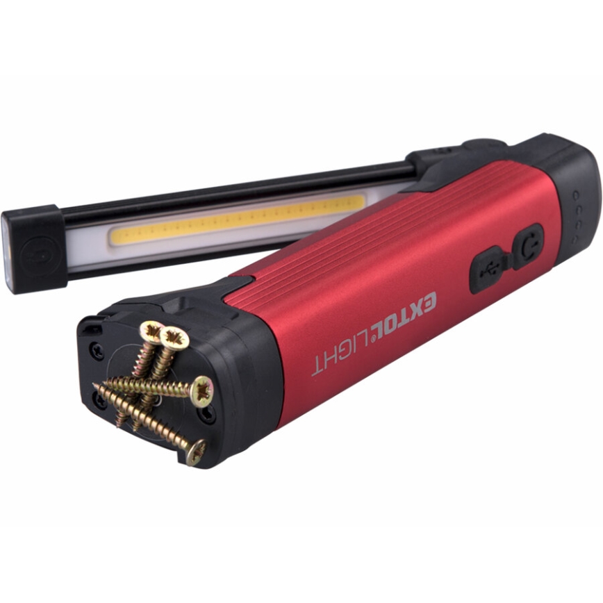 Extol - Luz de trabajo LED recargable regulable LED/3,7V 2600mAh IPX4