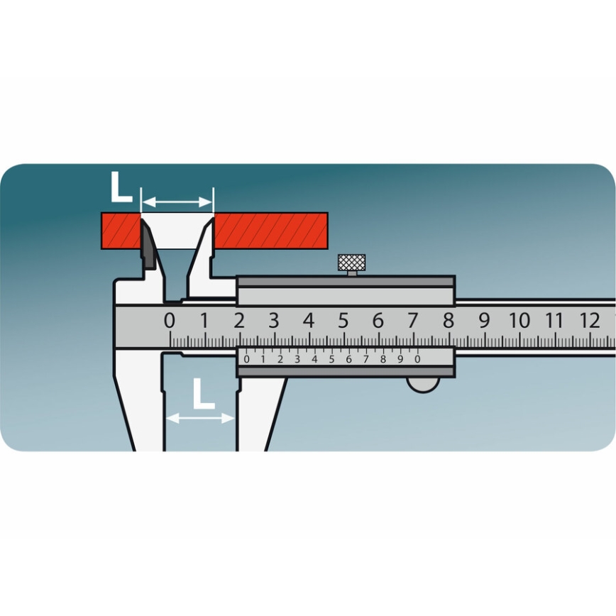 Extol Premium - Calibre de metal 0-150 mm