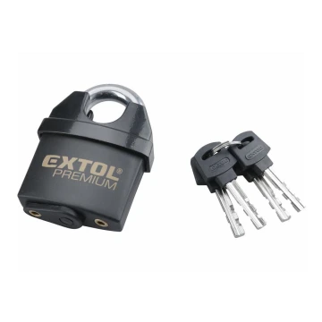 Extol Premium - Candado impermeable 60 mm negro