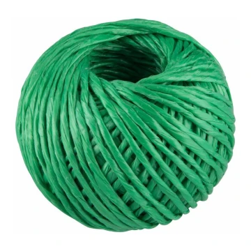 Extol Premium - Cuerda de polipropileno 2mm x 50m verde