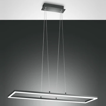 Fabas Luce 3394-43-282 - Lámpara de araña LED regulable BARD LED/52W/230V 4000K antracita