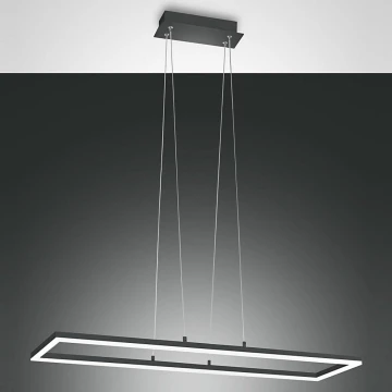 Fabas Luce 3394-45-282 - Lámpara de araña LED regulable BARD LED/52W/230V 3000K antracita