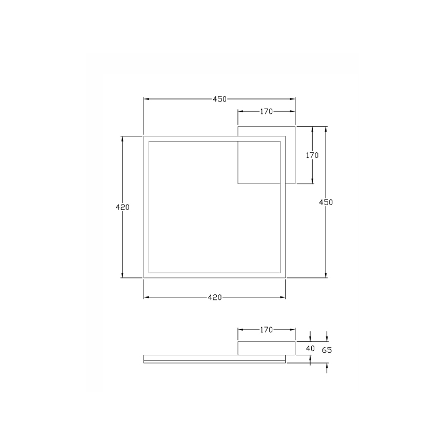 Fabas Luce 3394-62-102 - Plafón LED regulable BARD LED/39W/230V 4000K blanco