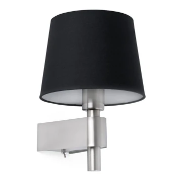 FARO 29975 - Aplique ROOM 1xE27/15W/230V negro